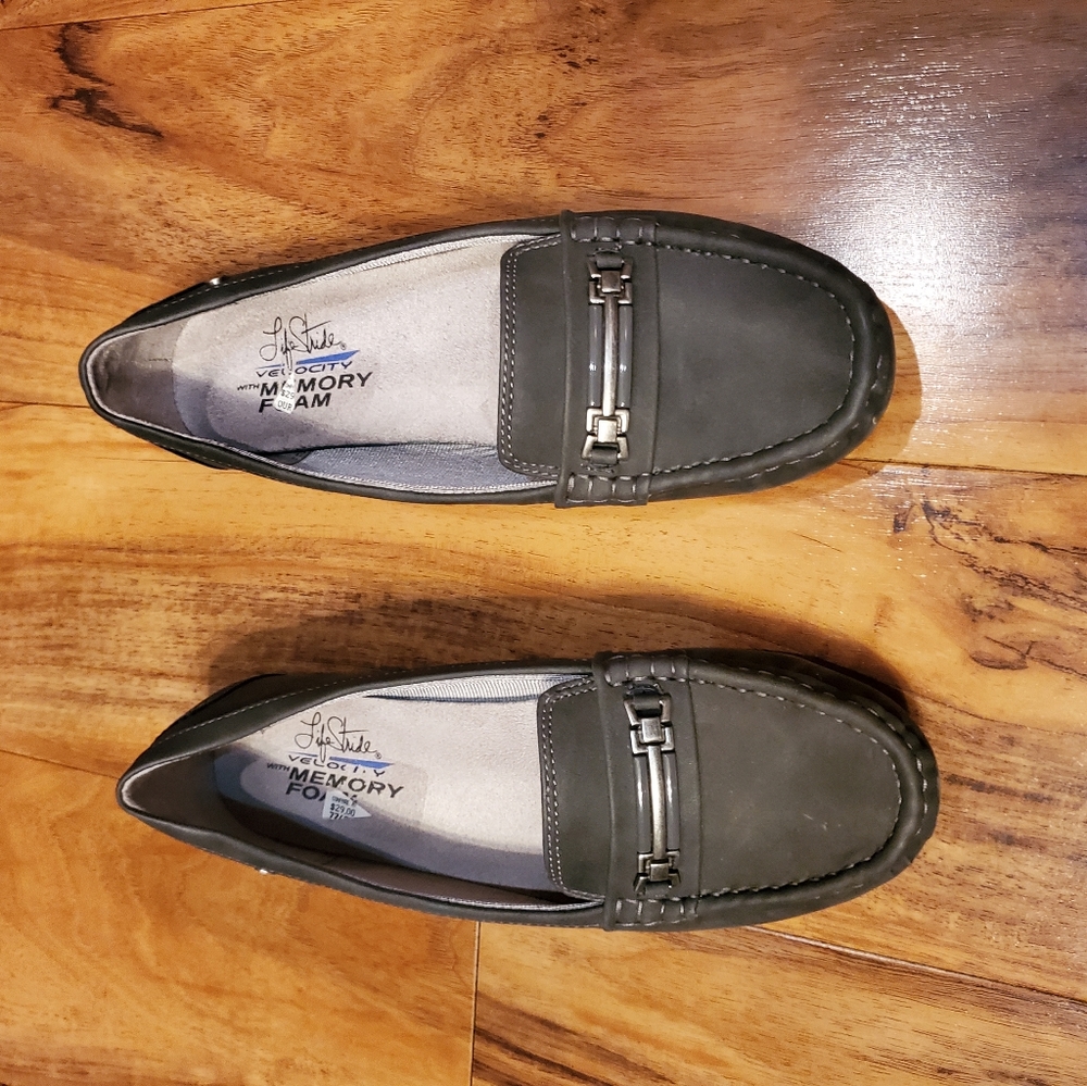 Life Stride velocity memory foam womens loafers flats dress shoes 8W